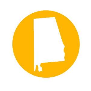 Alabama State Map Icon