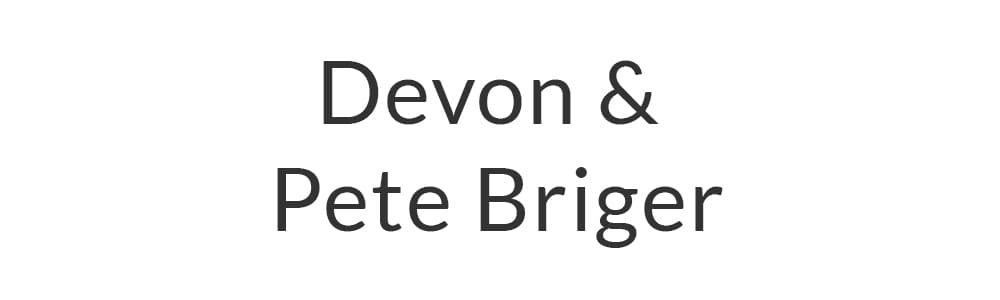 Devon & Pete Briger